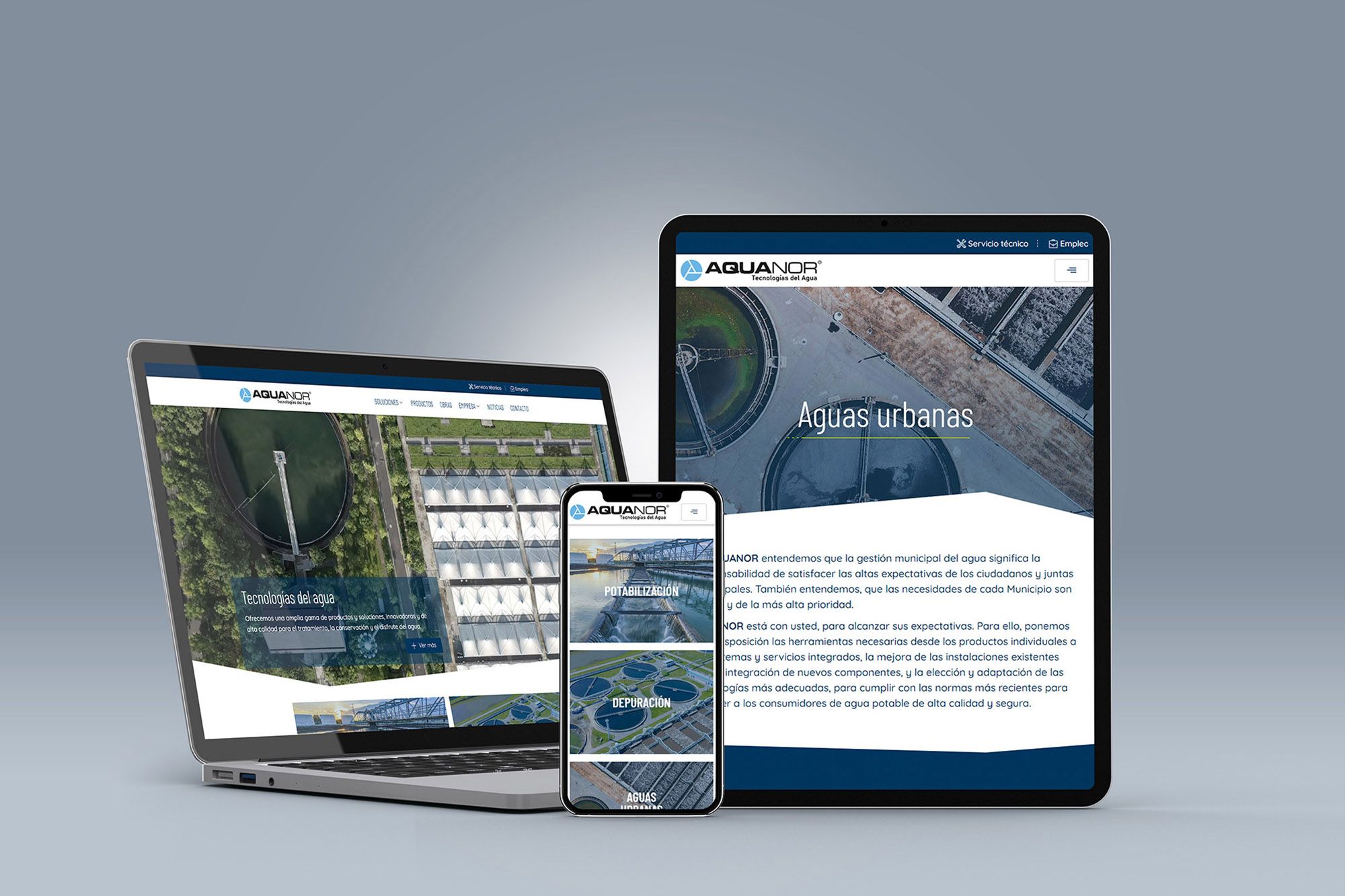 Web design for Aquanor