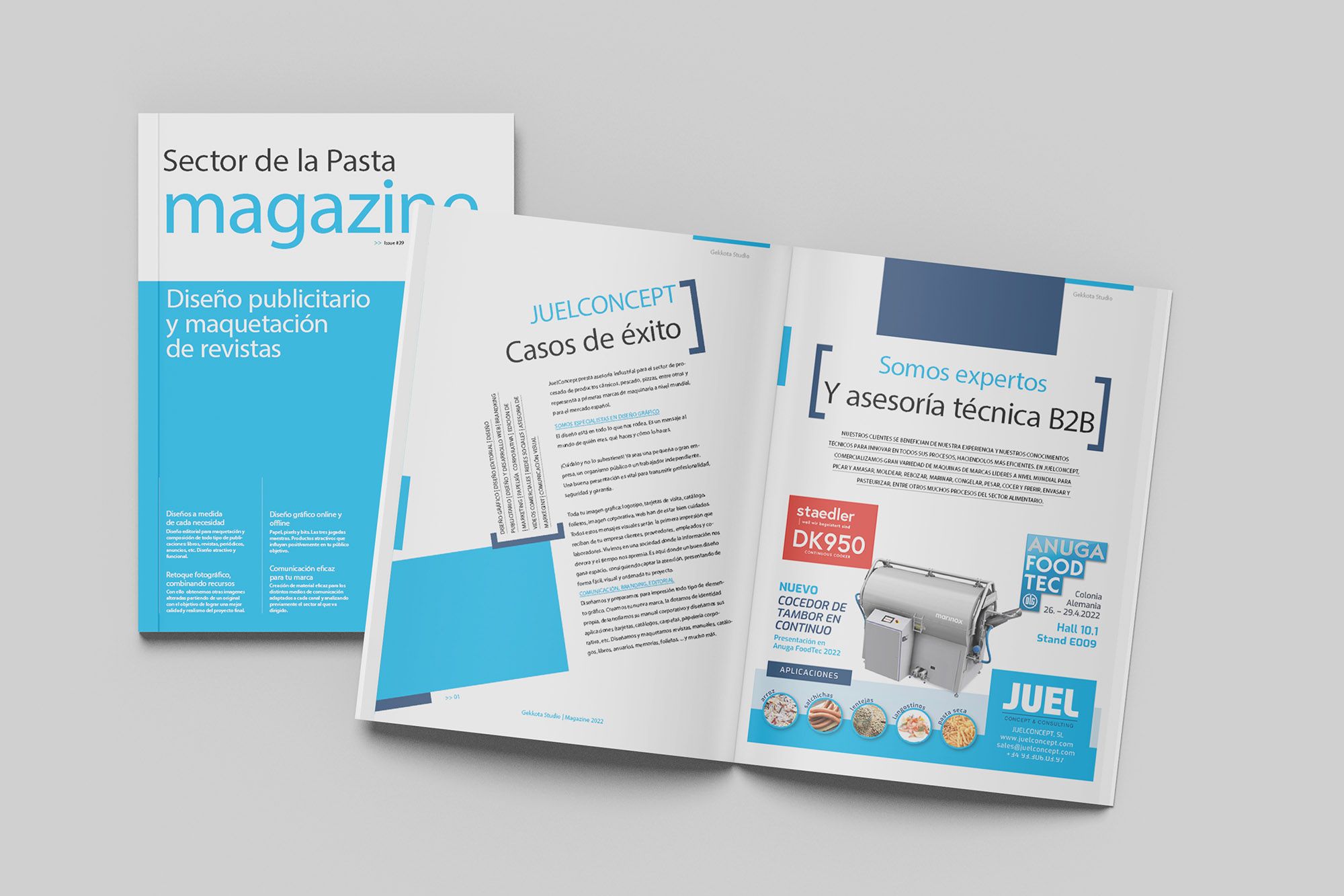 Diseño gráfico para JUEL CONCEPT