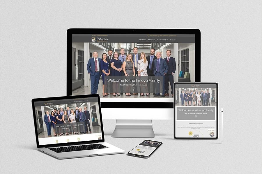 Web design for  Innova Wealth