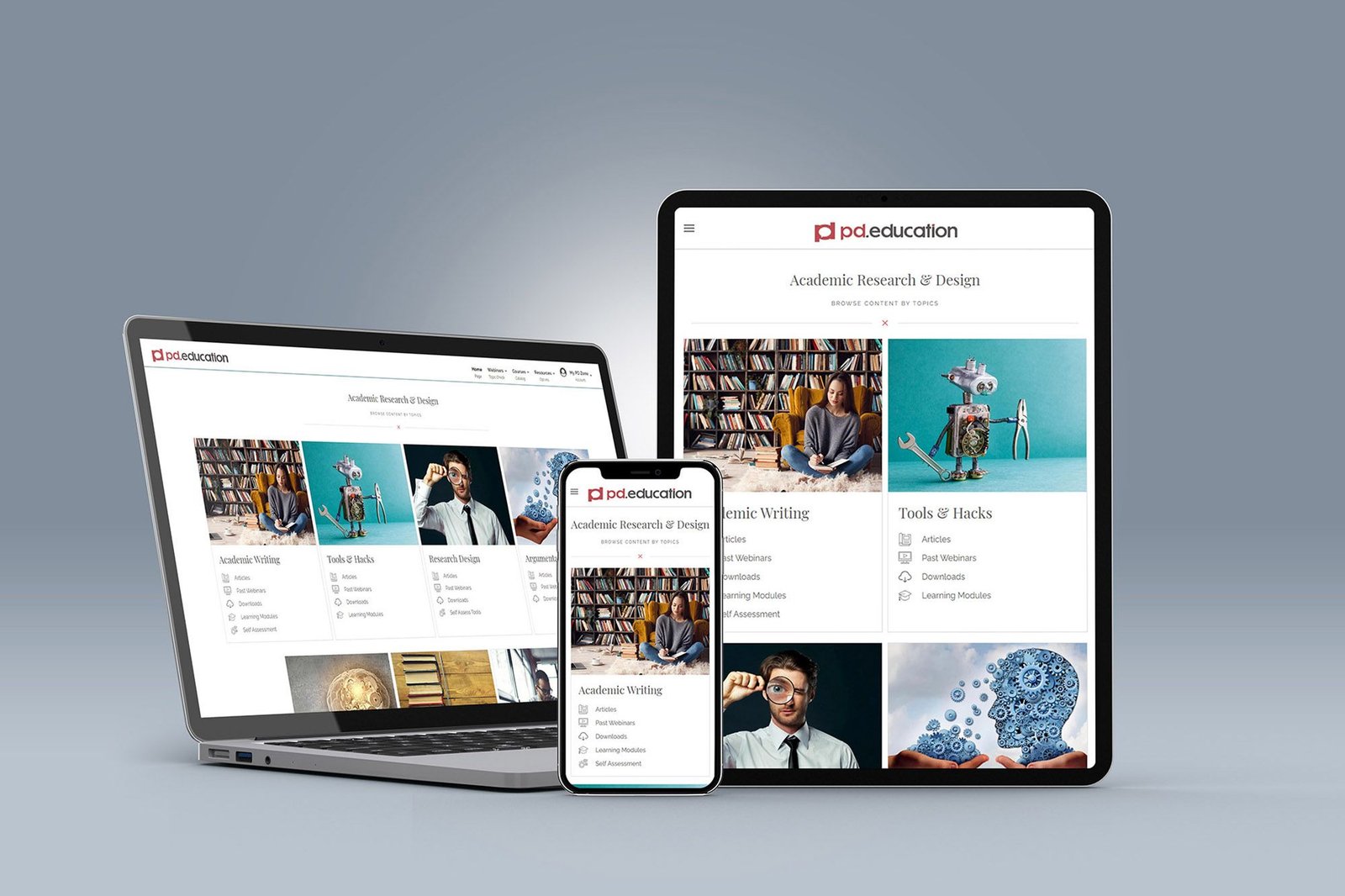 Web design for Doctoralnet