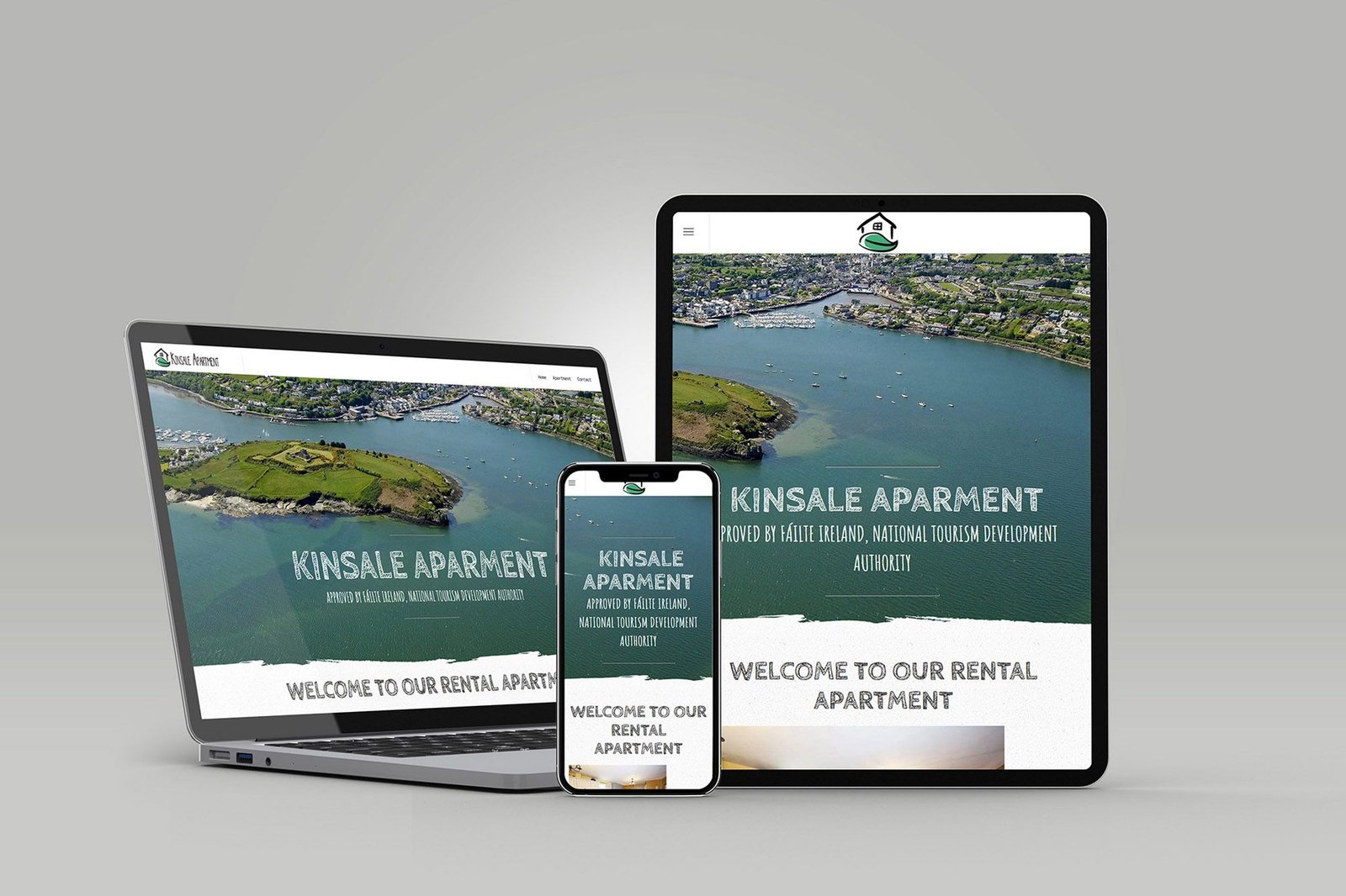Web design for Kinsale apartment