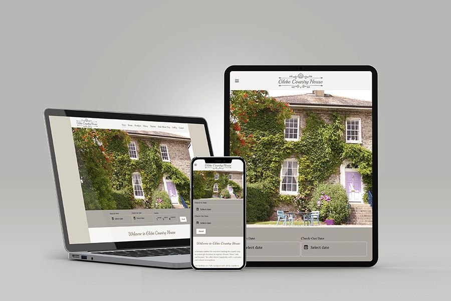 Web design for Glebe Country House