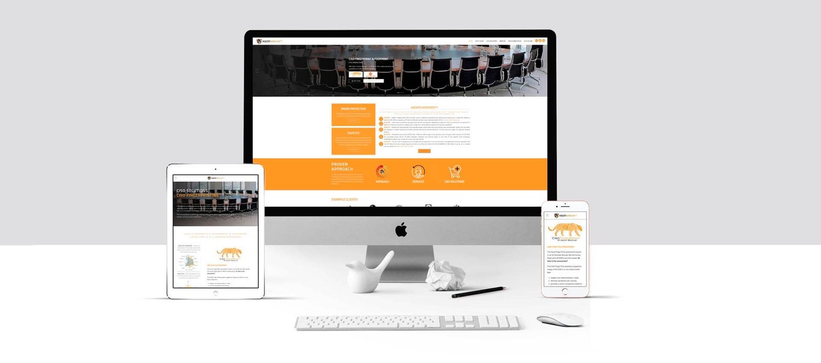 Web design for AscotBarclay