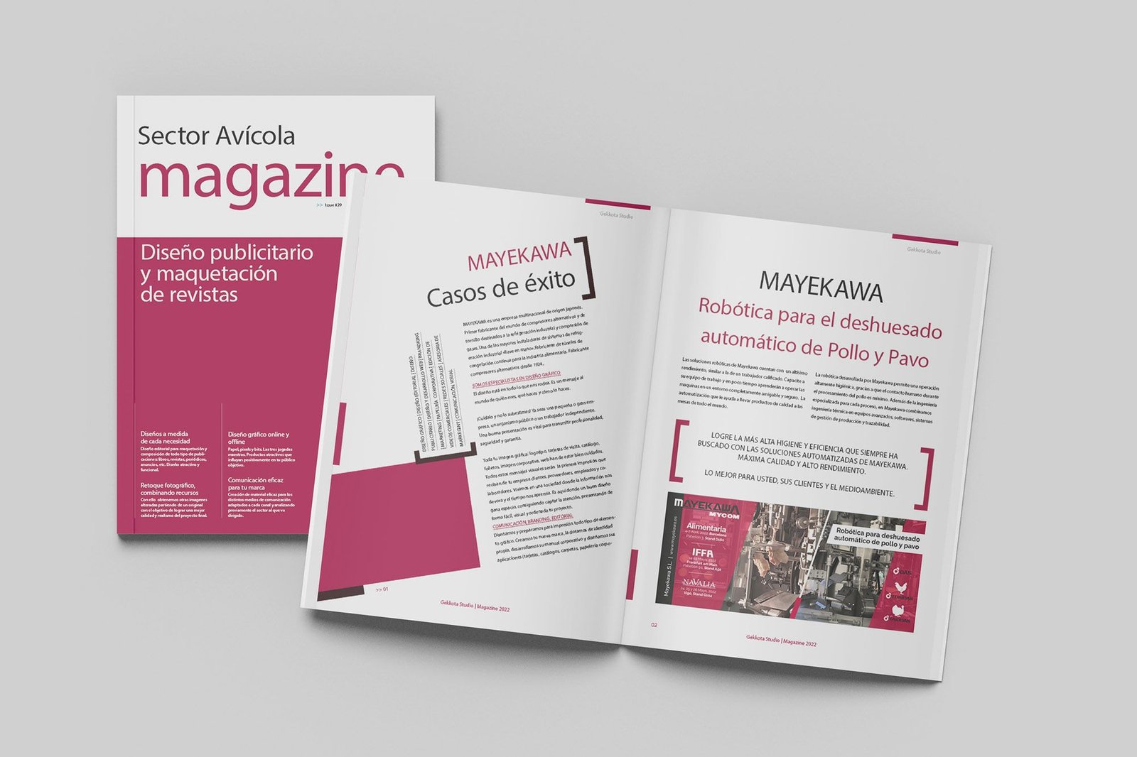 Diseño gráfico para MAYEKAWA