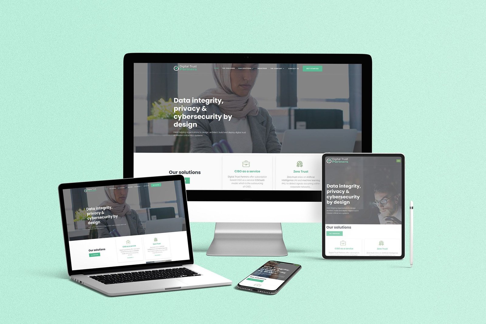 Web design for Digital Trust Partners